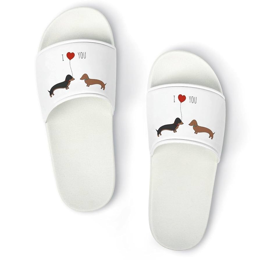 Amazon.co.jp: サンダル ダックスフント 犬柄 愛の風船 スリッパ